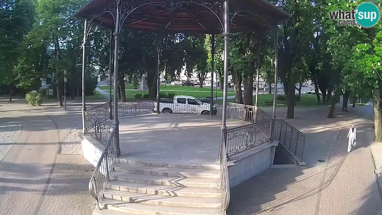 Karlovac live webcam – music pavilion