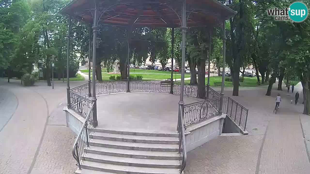 Karlovac live webcam – music pavilion