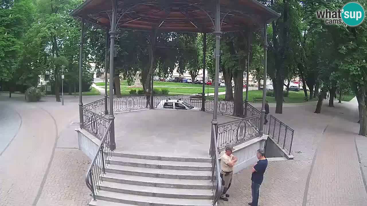 Karlovac live webcam – music pavilion