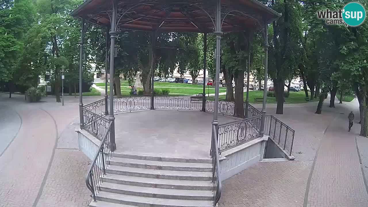 Karlovac live webcam – music pavilion