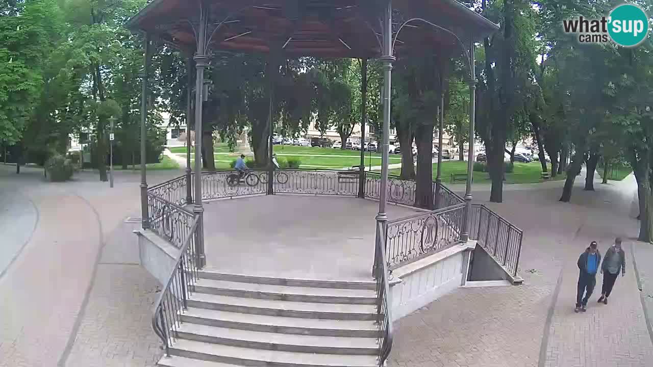 Karlovac live webcam – music pavilion