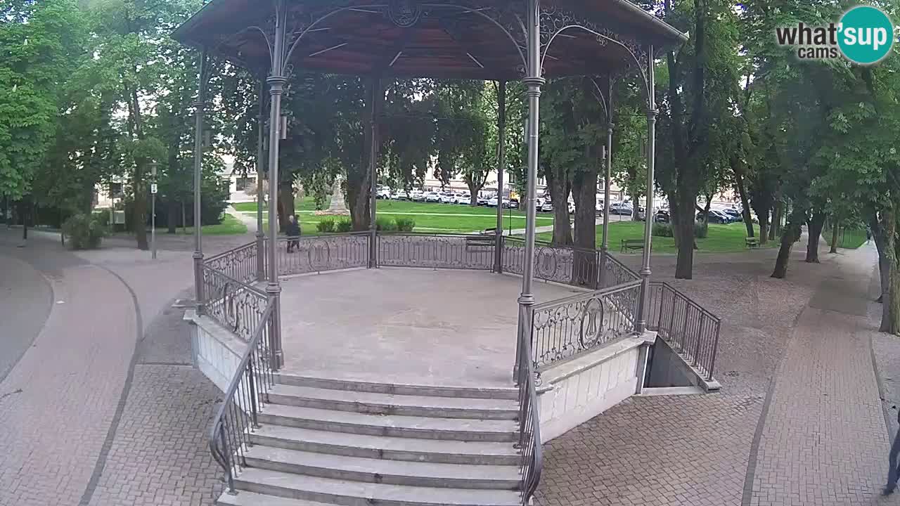 Karlovac live webcam – music pavilion