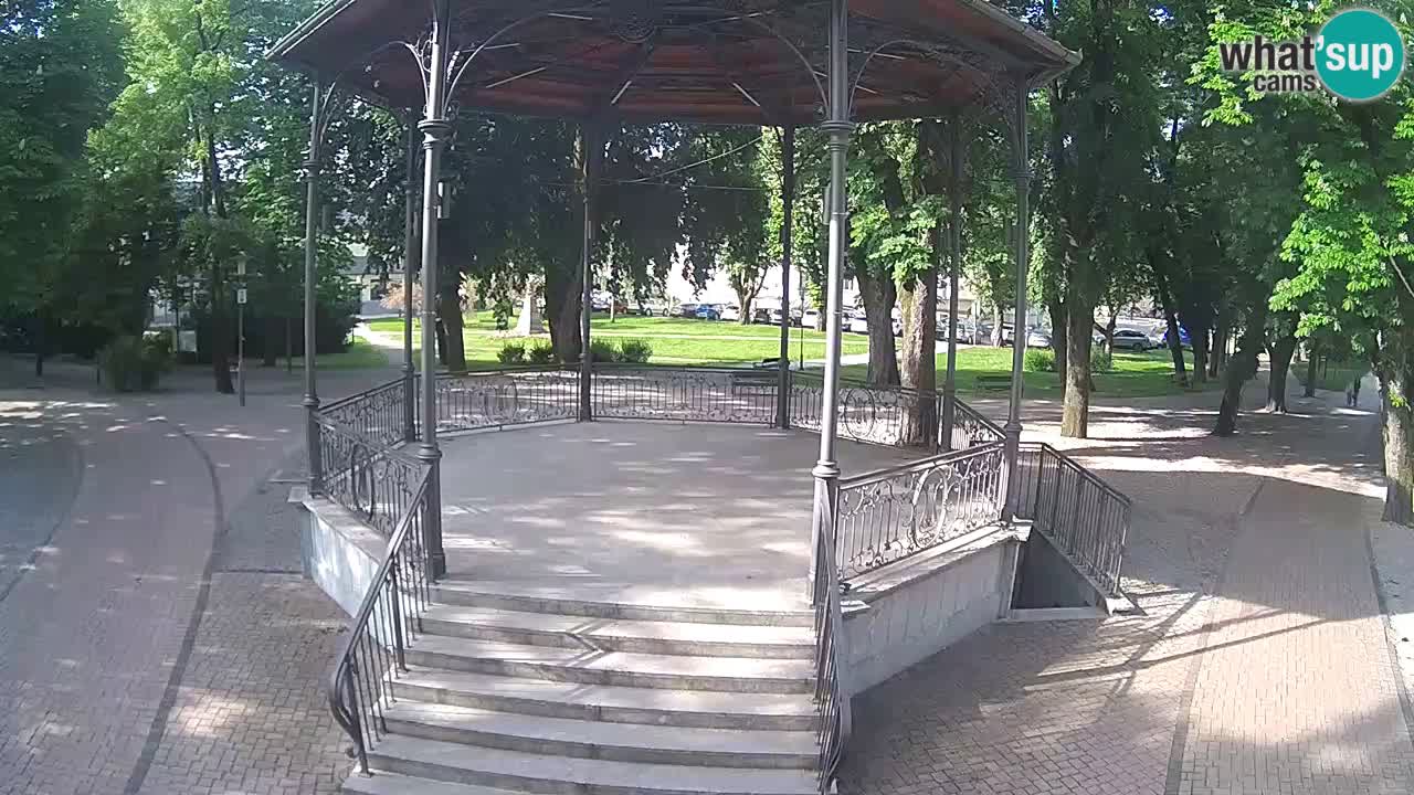 Karlovac live webcam – music pavilion