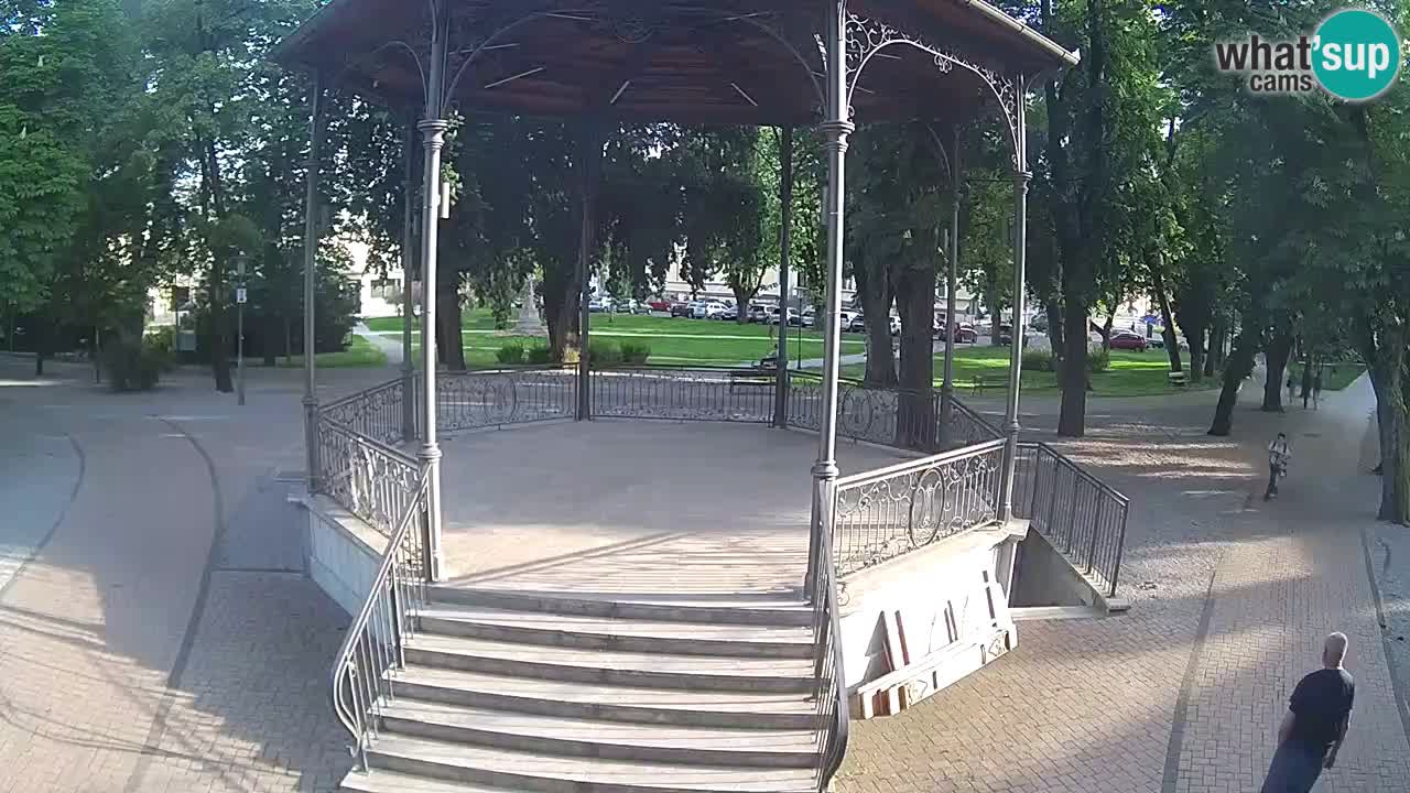 Karlovac live webcam – music pavilion