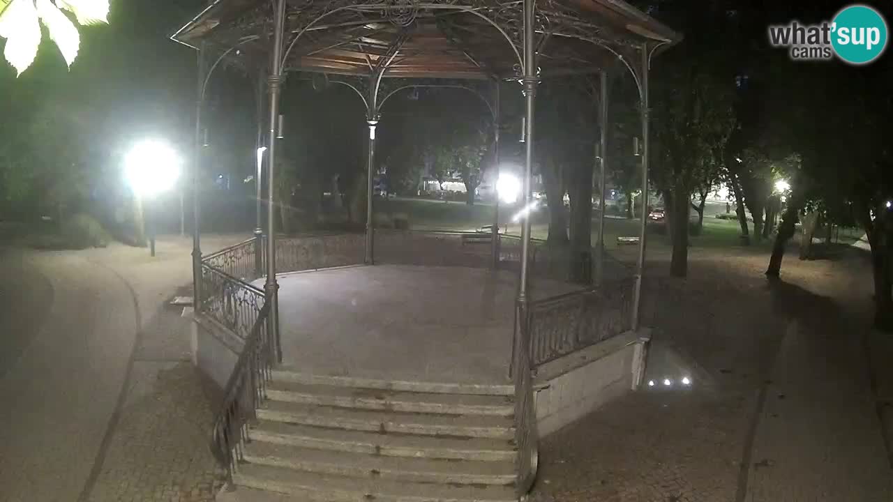 Karlovac live webcam – music pavilion
