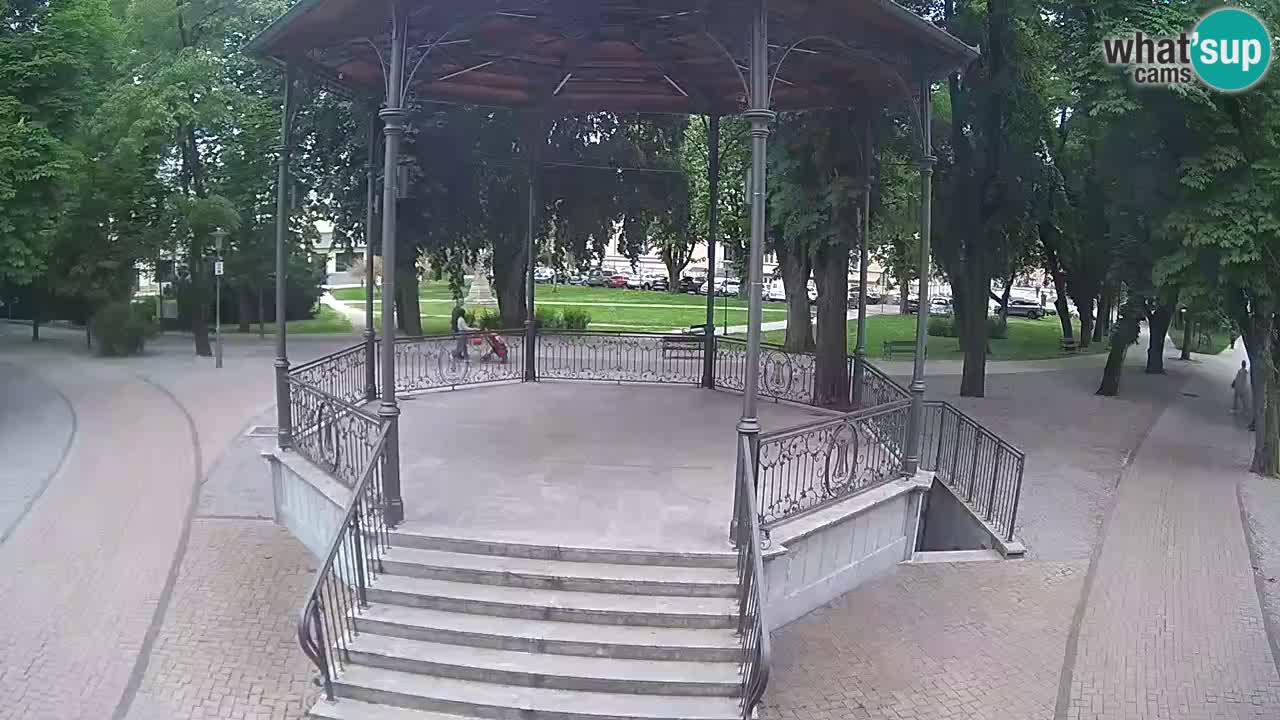 Karlovac live webcam – music pavilion