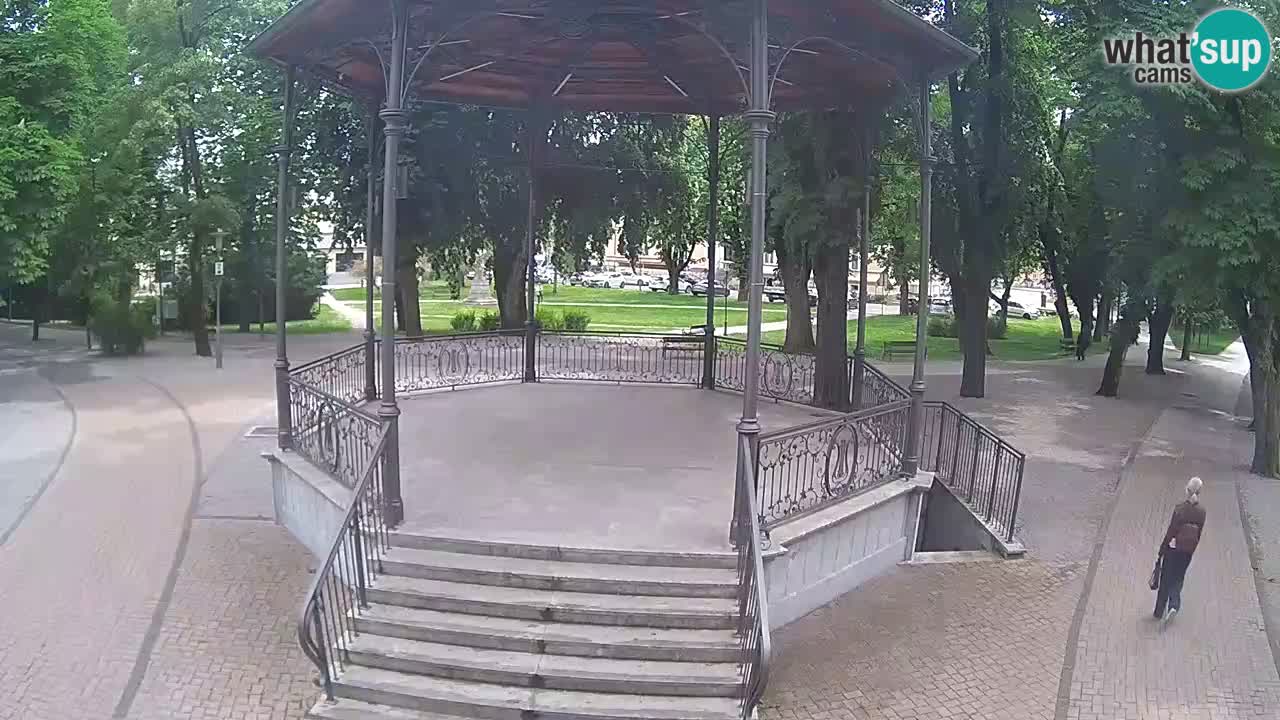 Karlovac live webcam – music pavilion