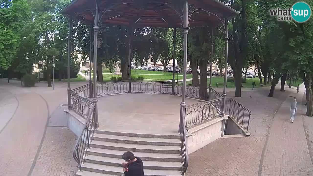 Karlovac live webcam – music pavilion