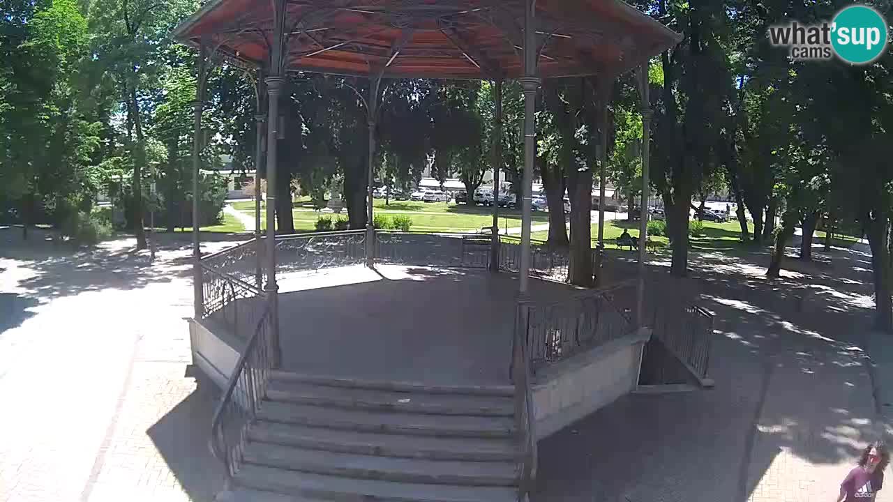 Karlovac live webcam – music pavilion