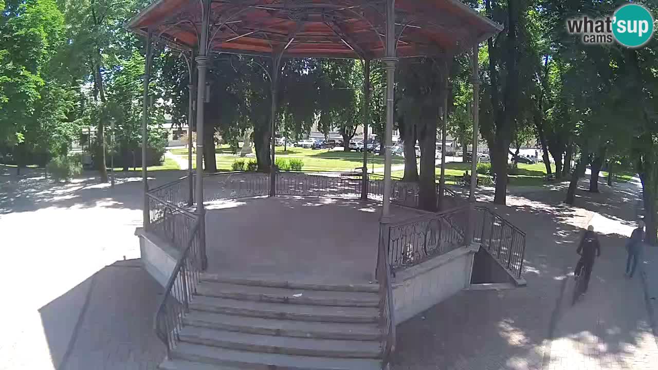 Karlovac live webcam – music pavilion