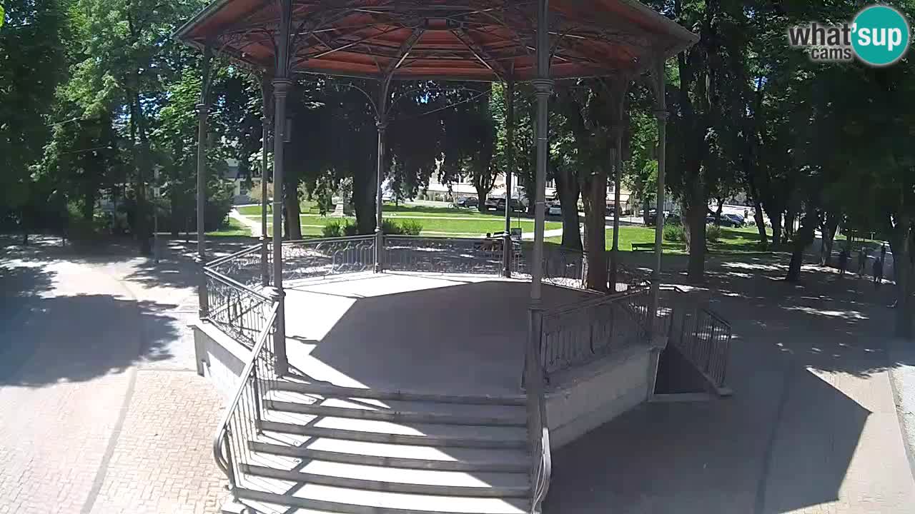 Karlovac live webcam – music pavilion