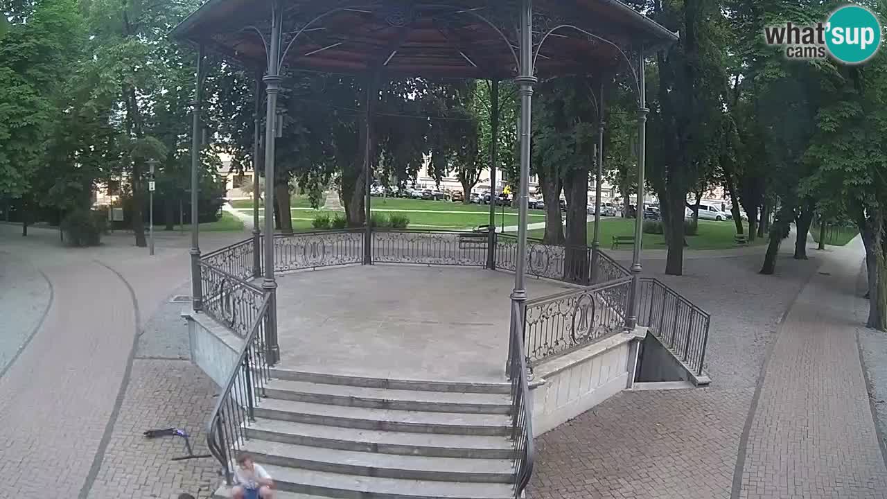 Karlovac live webcam – music pavilion
