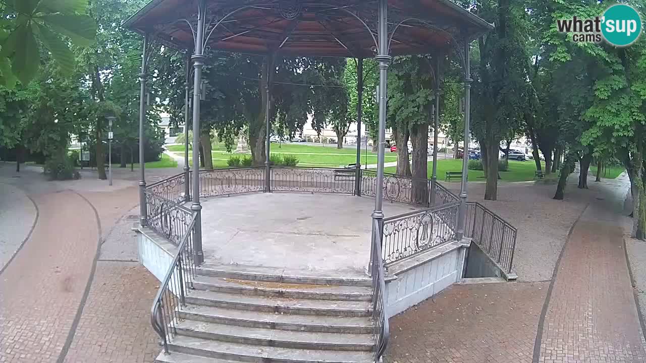 Karlovac live webcam – music pavilion