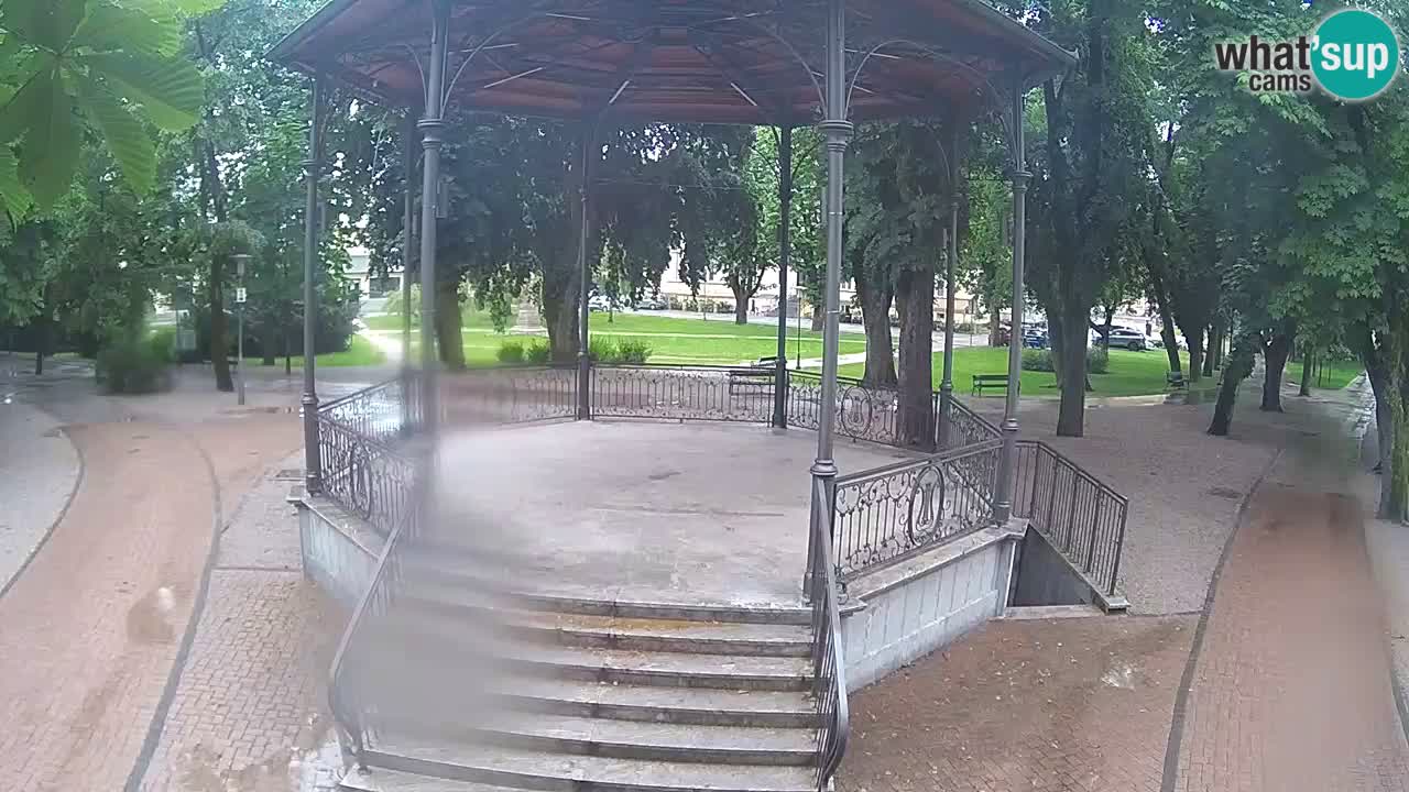Karlovac live webcam – music pavilion