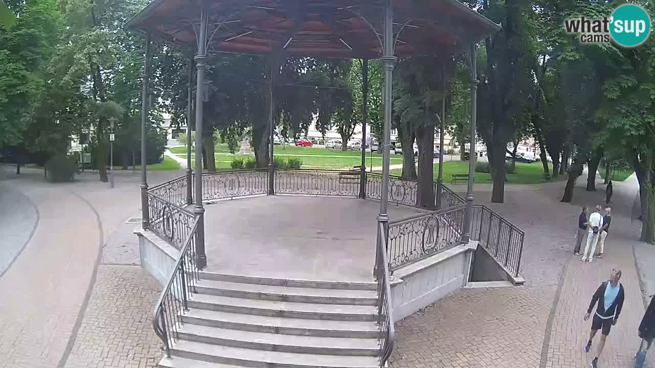 Karlovac live webcam – music pavilion