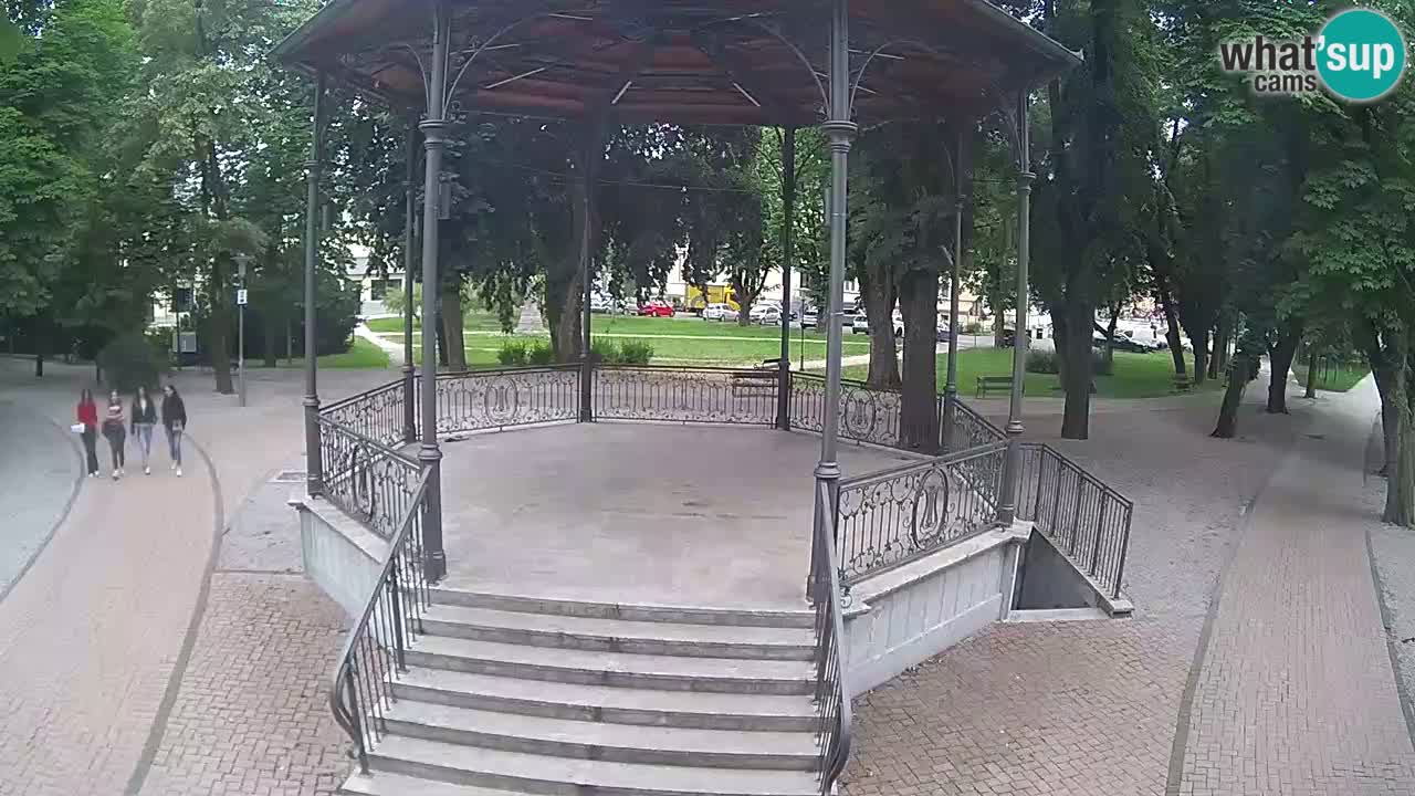 Karlovac live webcam – music pavilion