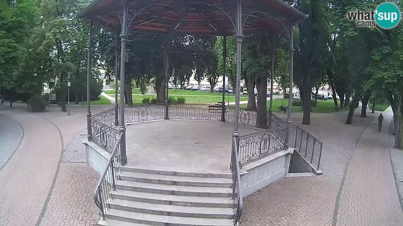 Karlovac live webcam – music pavilion