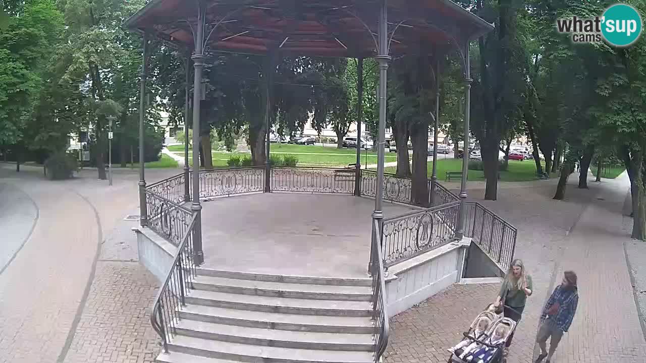 Karlovac live webcam – music pavilion