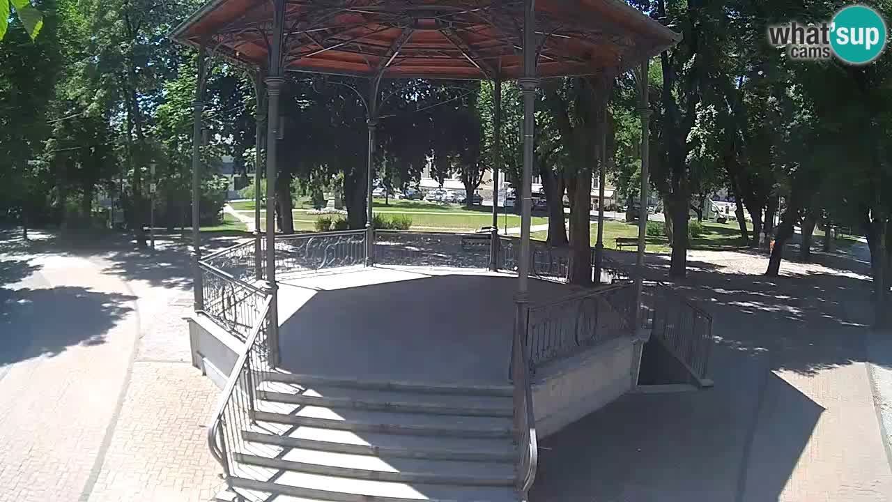 Karlovac live webcam – music pavilion