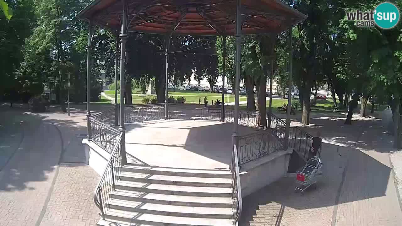 Karlovac live webcam – music pavilion