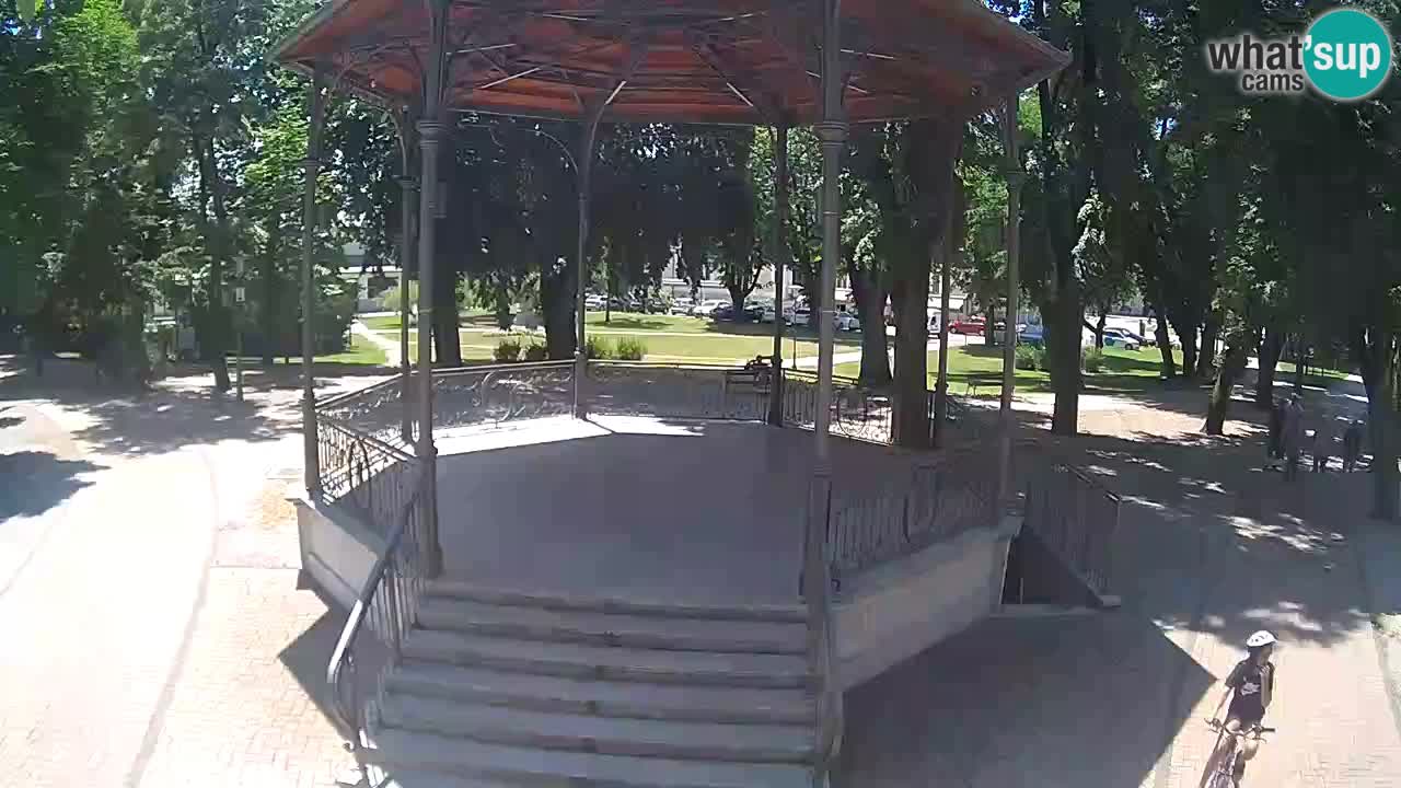 Karlovac live webcam – music pavilion