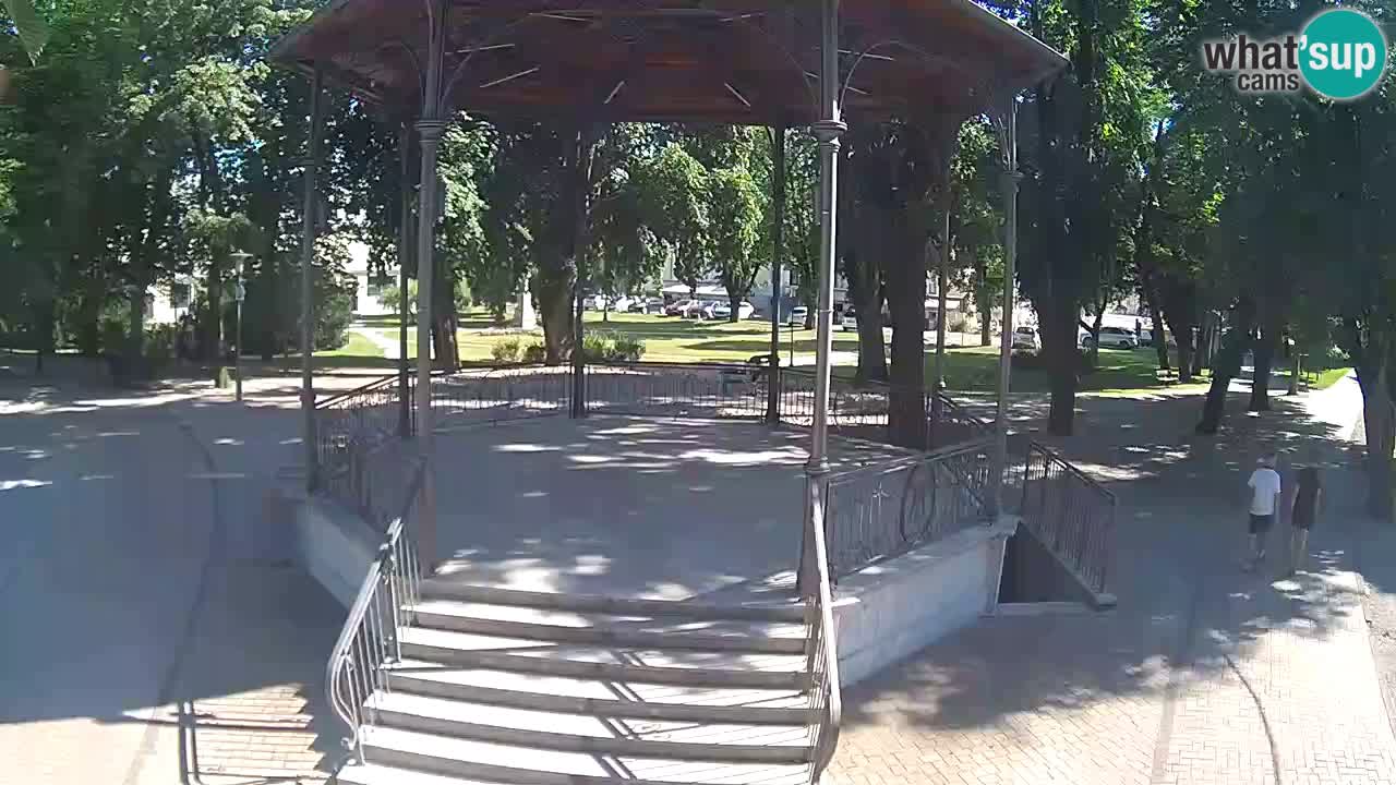 Karlovac live webcam – music pavilion