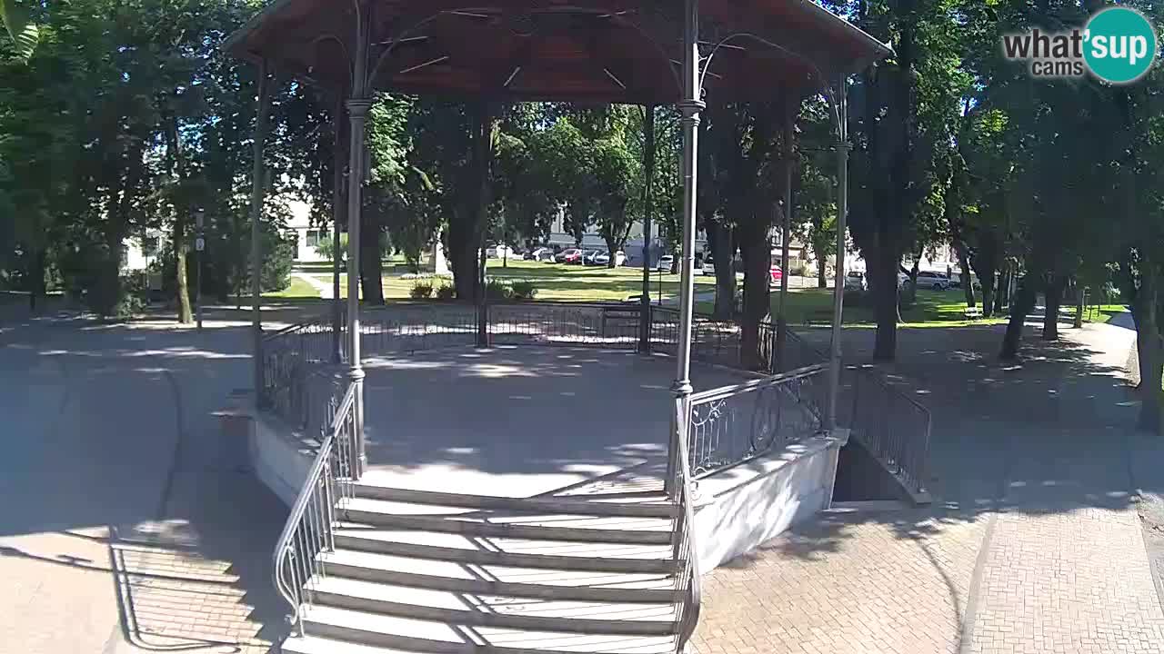 Karlovac live webcam – music pavilion