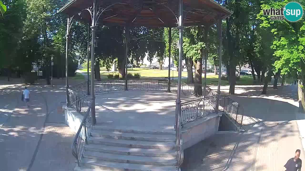 Karlovac live webcam – music pavilion