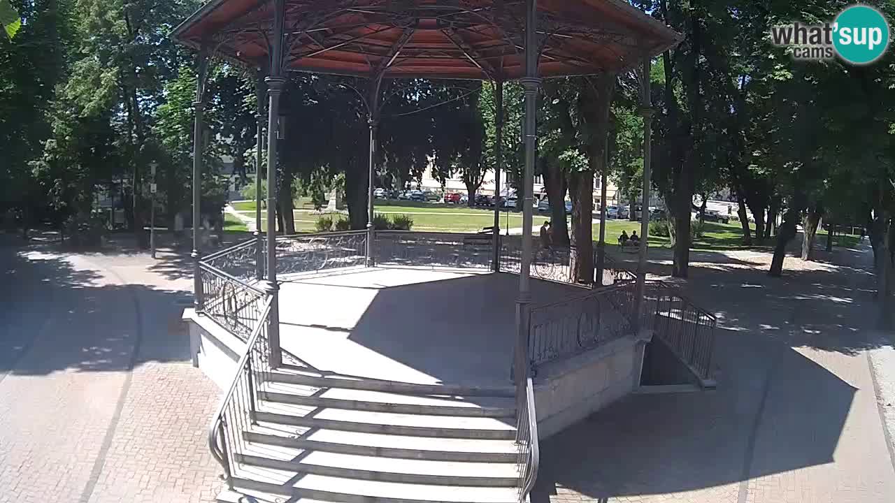 Karlovac live webcam – music pavilion