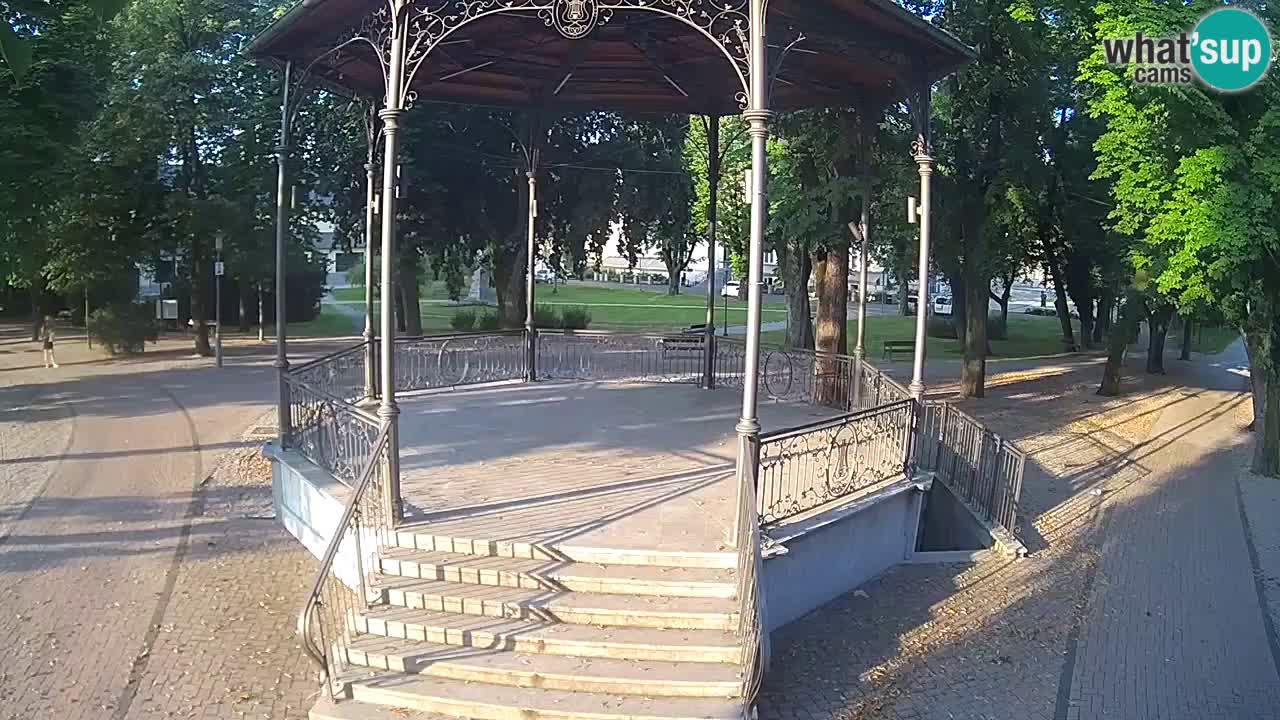 Karlovac live webcam – music pavilion