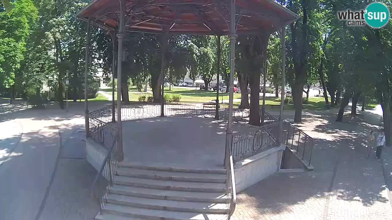 Karlovac live webcam – music pavilion