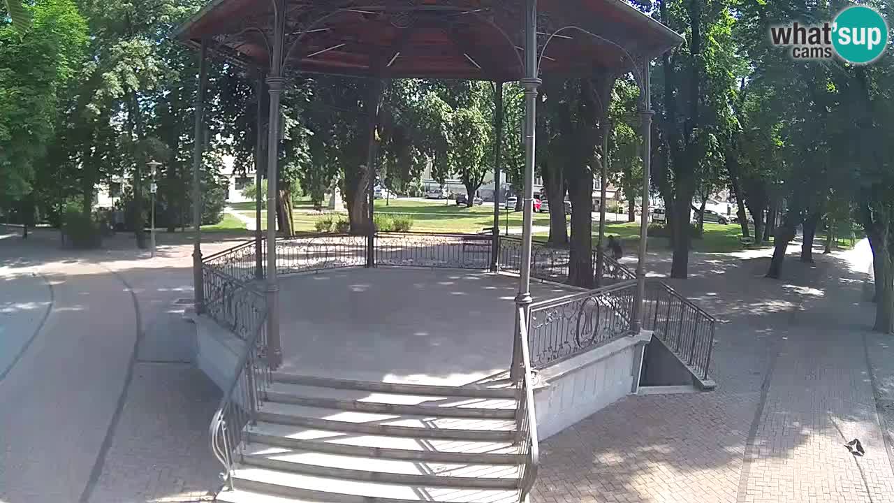 Karlovac live webcam – music pavilion