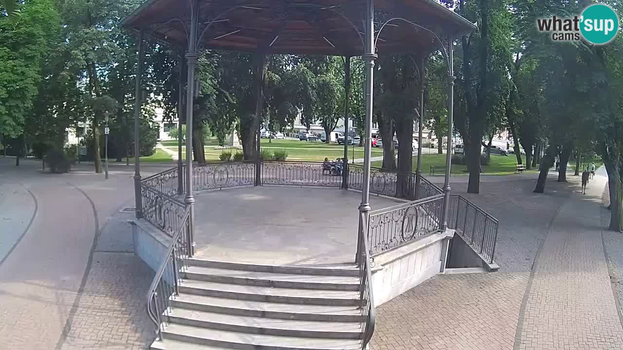 Karlovac live webcam – music pavilion