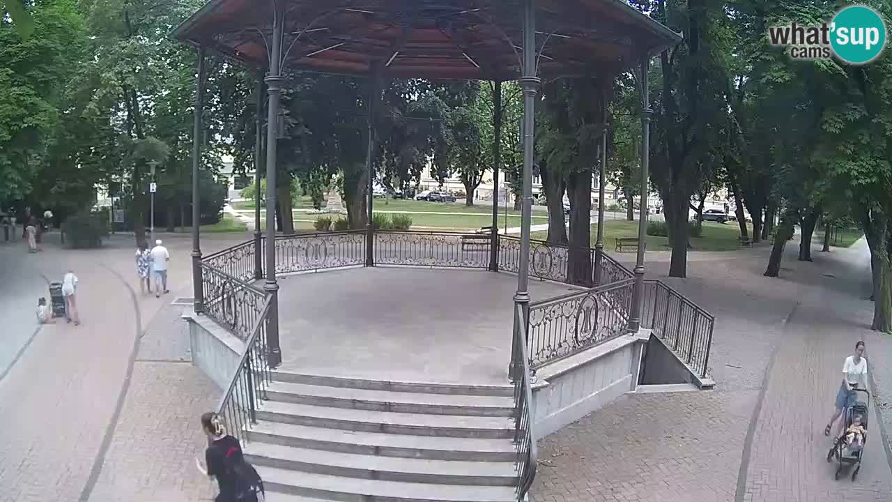 Karlovac live webcam – music pavilion