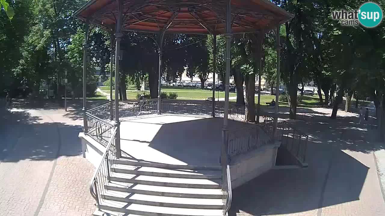 Karlovac live webcam – music pavilion