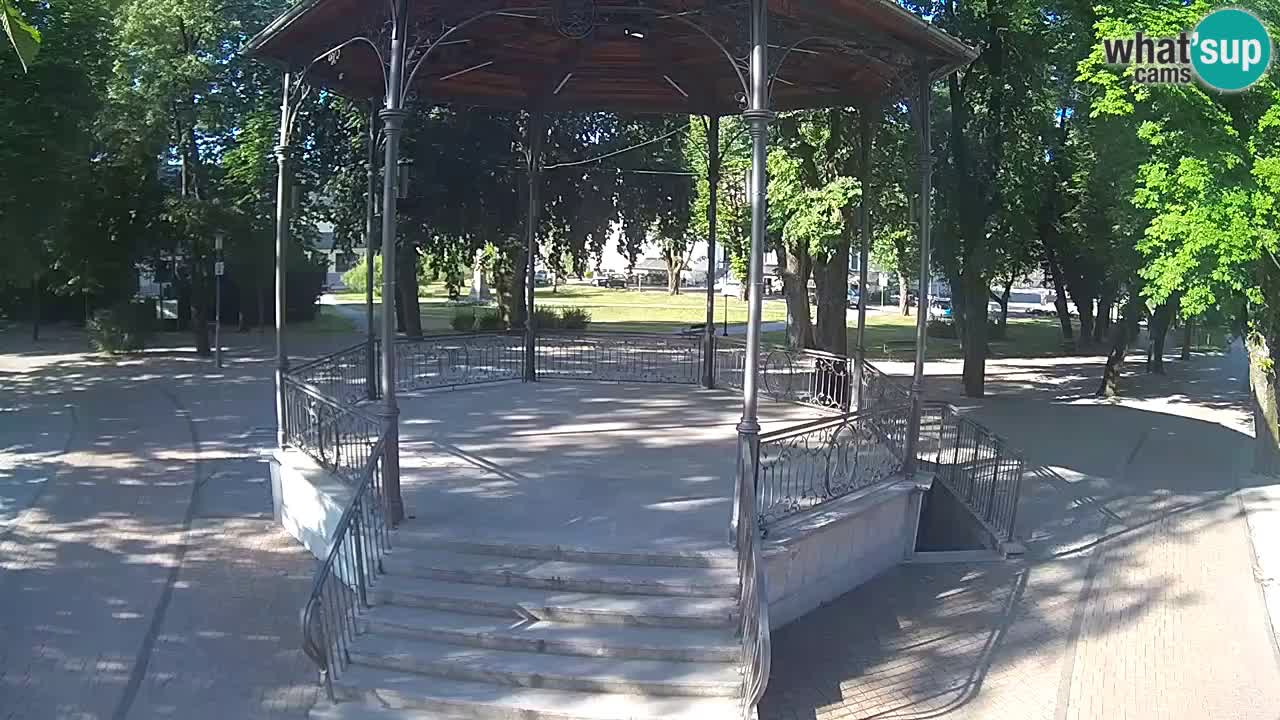 Karlovac live webcam – music pavilion