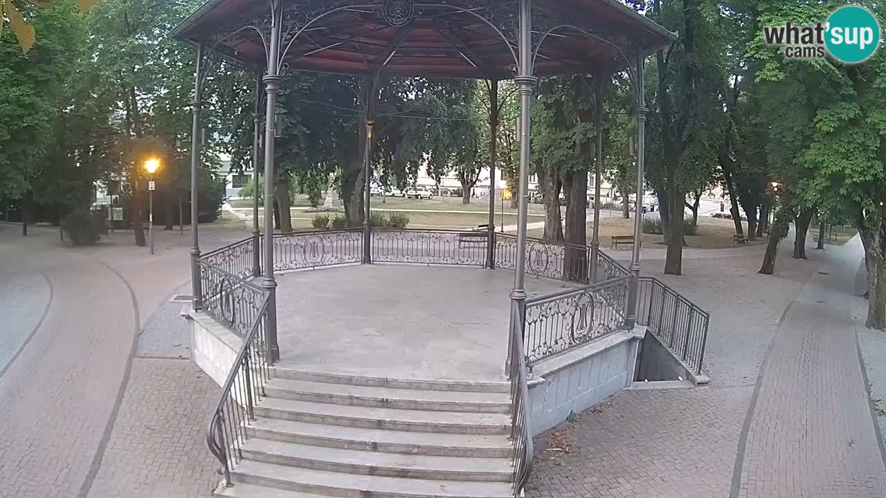 Karlovac live webcam – music pavilion