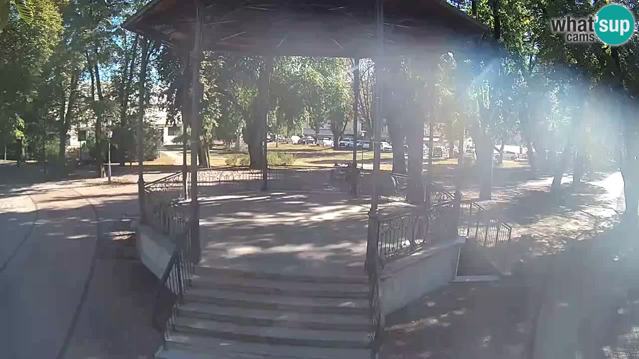 Karlovac live webcam – music pavilion
