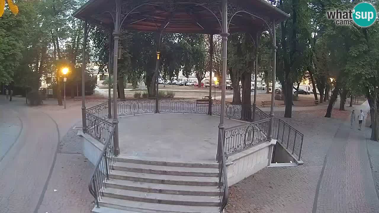 Karlovac live webcam – music pavilion