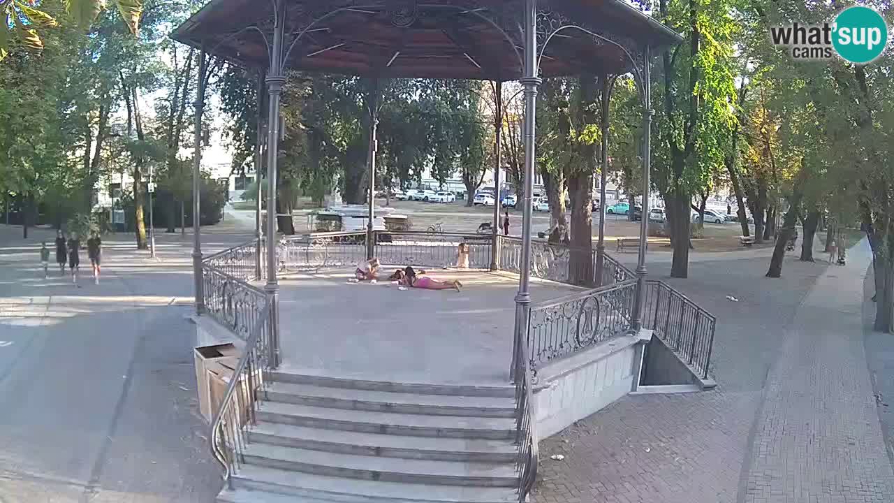 Karlovac live webcam – music pavilion