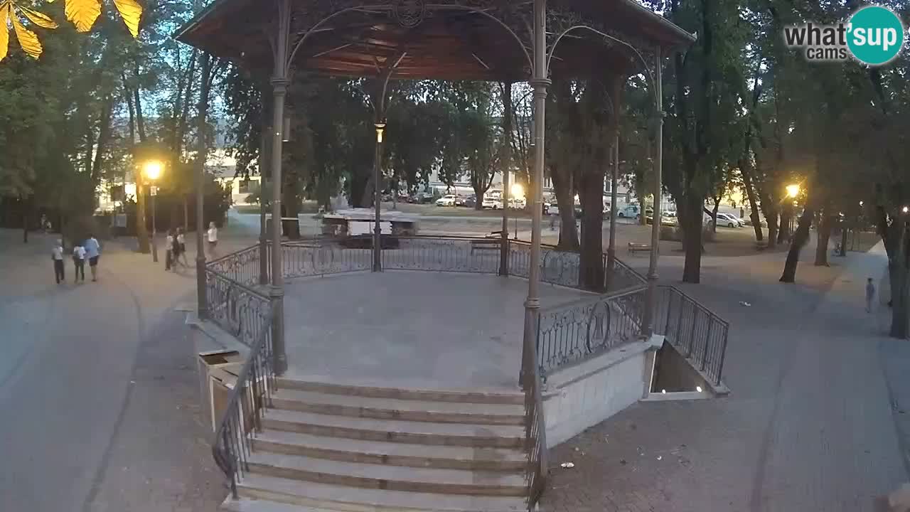 Karlovac live webcam – music pavilion