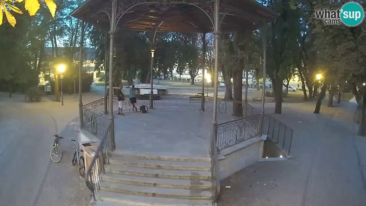 Karlovac live webcam – music pavilion