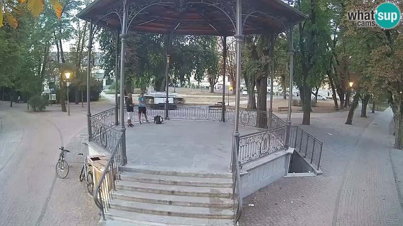 Karlovac live webcam – music pavilion
