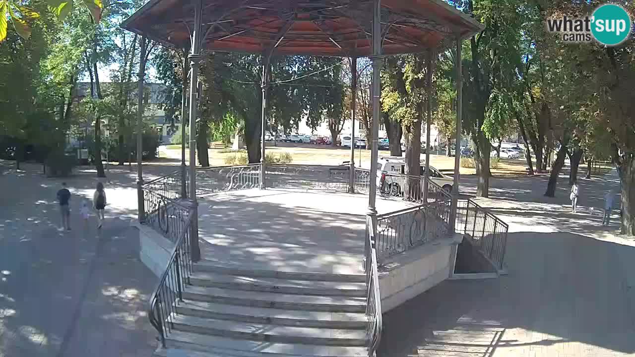 Karlovac live webcam – music pavilion