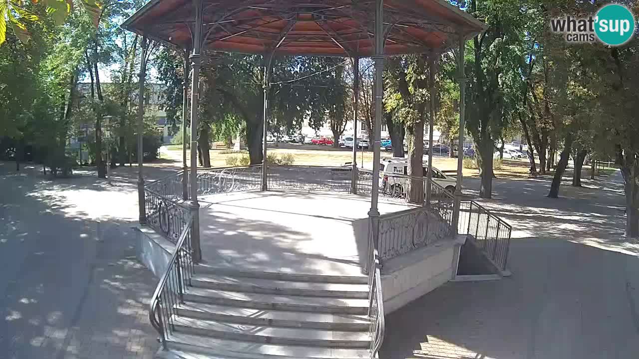 Karlovac live webcam – music pavilion
