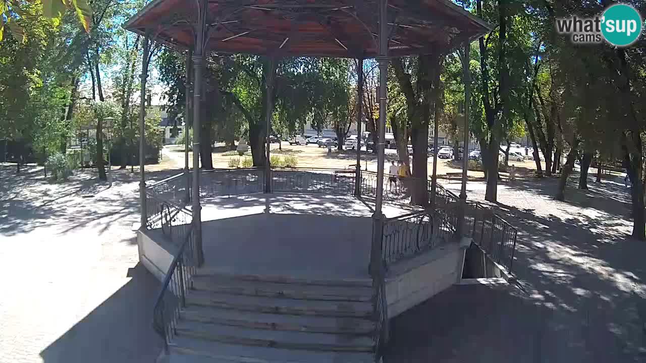 Karlovac live webcam – music pavilion