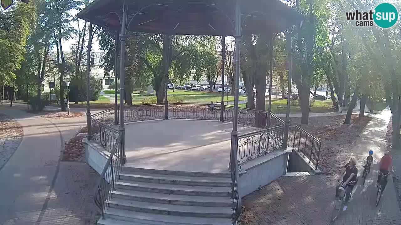 Karlovac live webcam – music pavilion