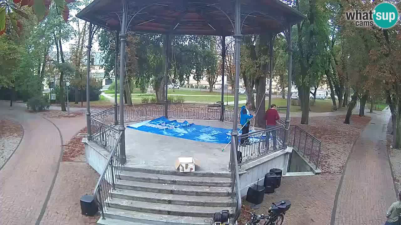 Karlovac live webcam – music pavilion