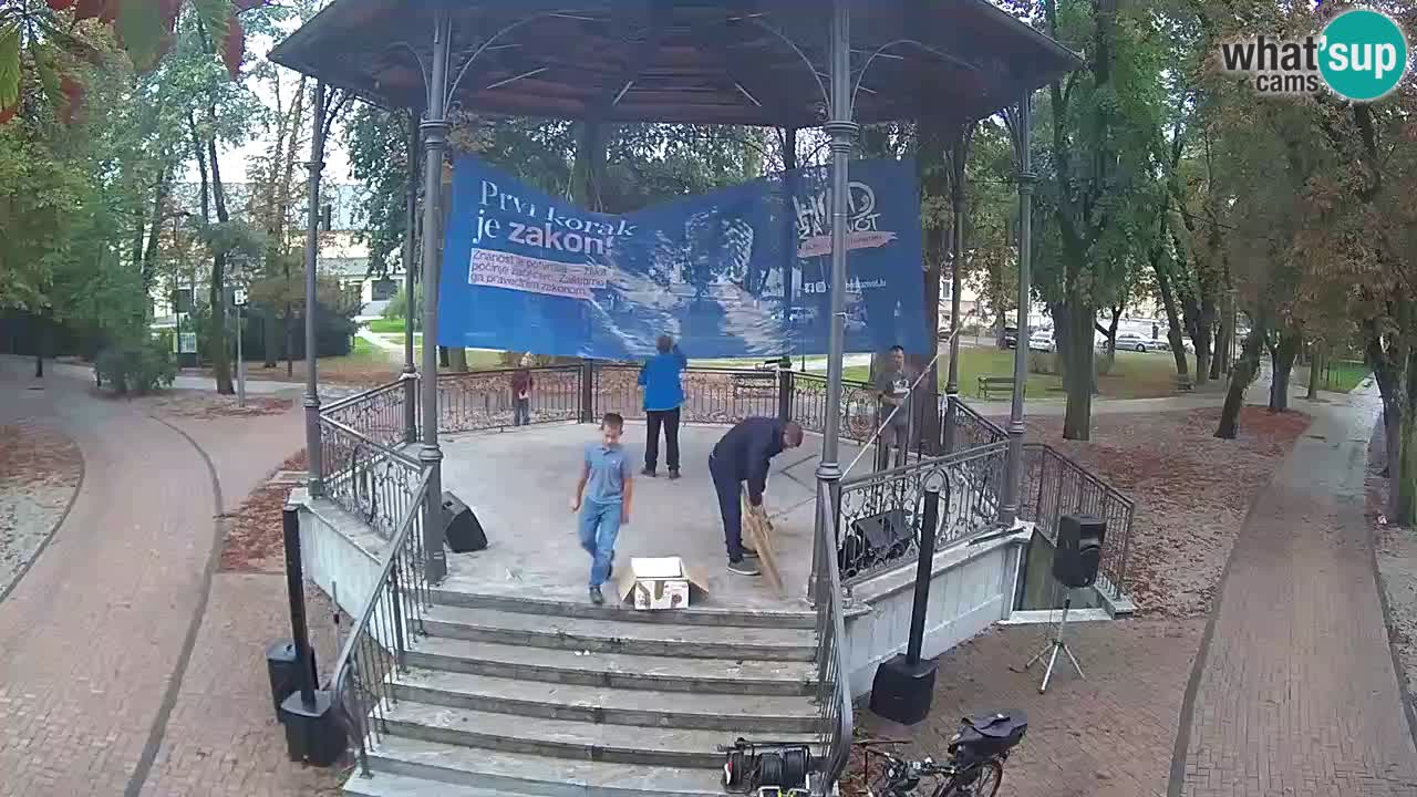 Karlovac live webcam – music pavilion
