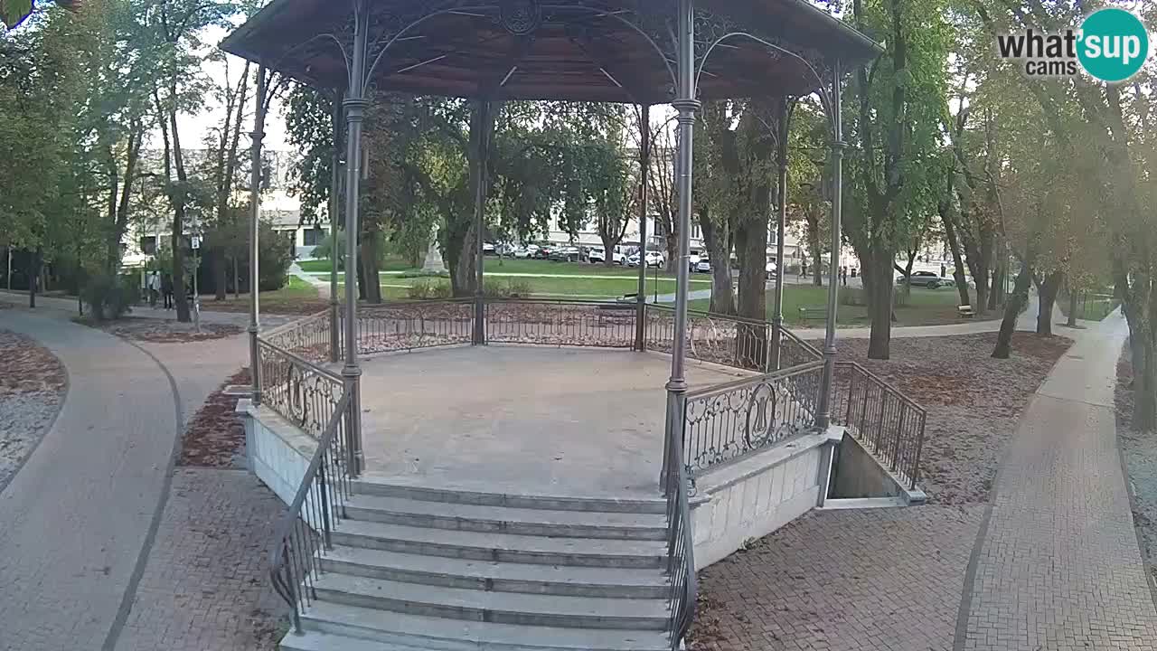 Karlovac live webcam – music pavilion